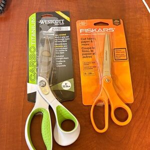 Westcott and Fiskars Scissors Brand New